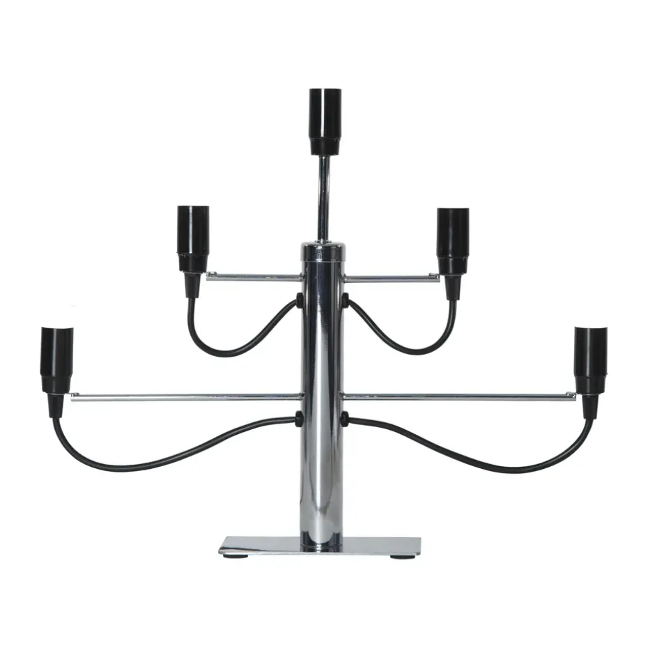 Candelabro Milano 5, 46 cm, Cromo