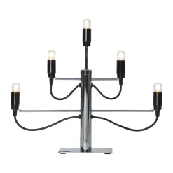 Candelabro Milano 5, 46 cm, Cromo