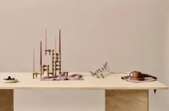 Candelabro Nagel, Bronzed brass