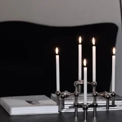 Candelabro Nagel, cromo