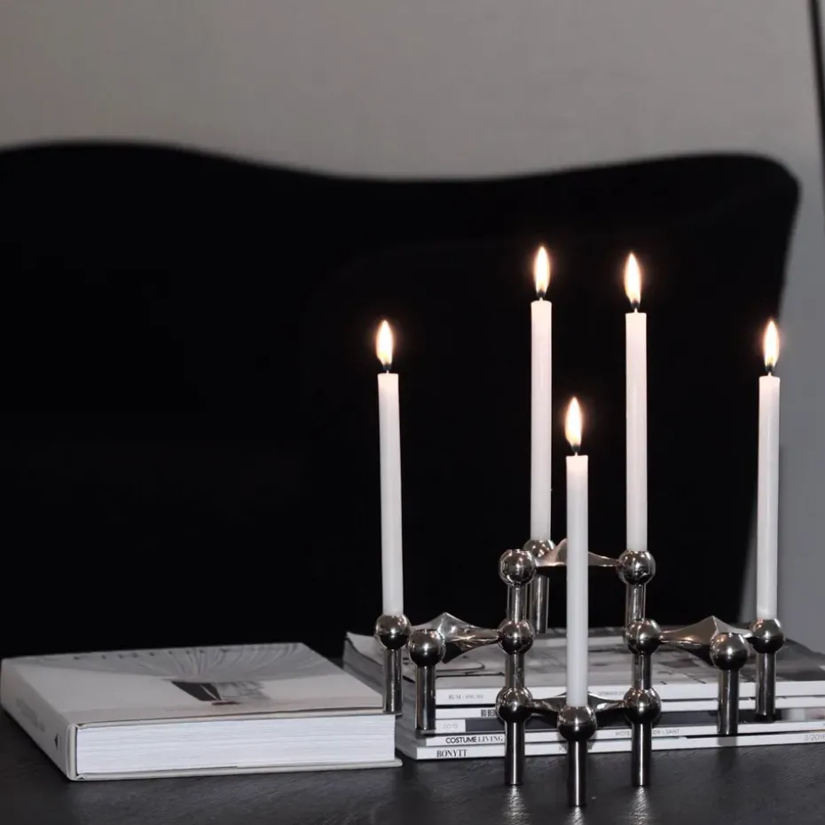 Candelabro Nagel, cromo