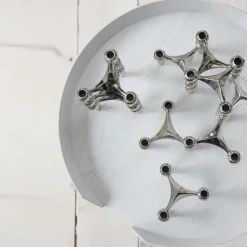 Candelabro Nagel, cromo