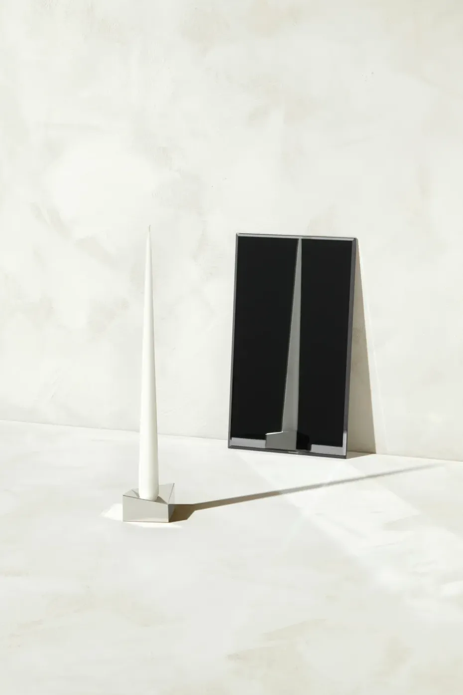 Candelabro STOFF Nagel reflect large 3,2 cm, cromo