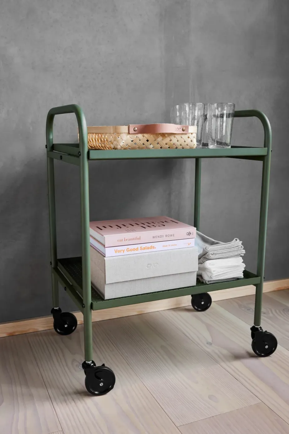 Carro de servicio Maki small, Green