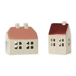 Casa decorativa Bo 2 piezas, Nut Brown