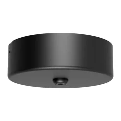 Casquillo para lámpara colgante Belle, Negro mate