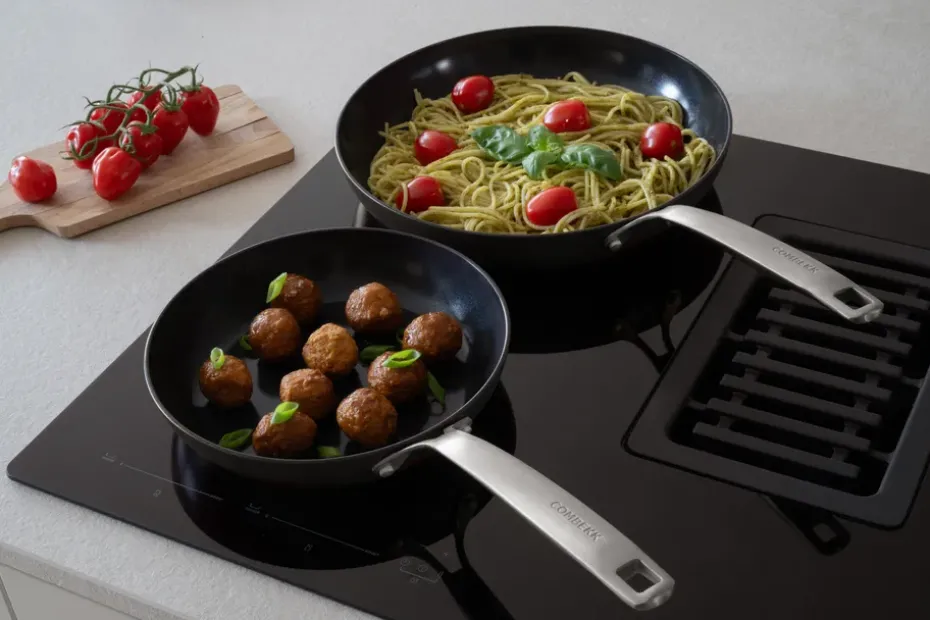 Cazuela Combekk Element de aluminio negro, Ø28 cm