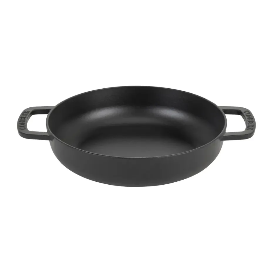Cazuela de hierro fundido esmaltado Combekk Enameled Ø28 cm, Pomo negro-gold
