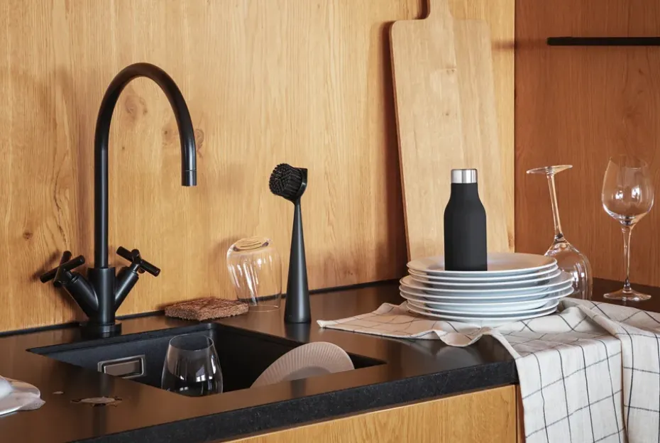 Cepillo para platos Eva Solo nailon, Negro