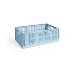 Cesta Colour Crate L 34,5x53 cm, Soft blue