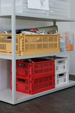 Cesta Colour Crate M 26,5x34,5 cm, Off-white