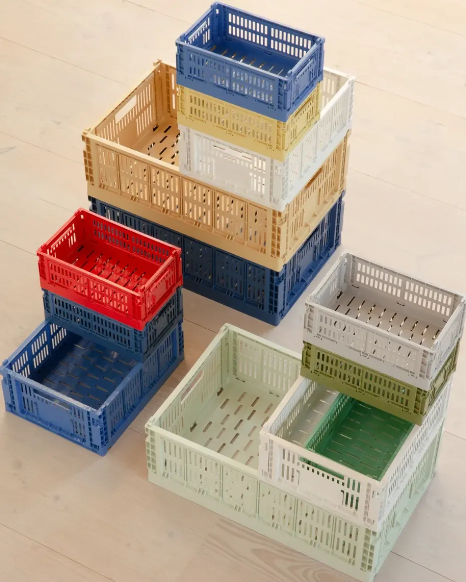 Cesta Colour Crate S 17x26,5 cm, Dusty yellow