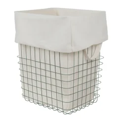 Cesta de almacenamiento Store-it con bolsa de algodón, large, Thyme green