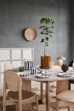 Cesta de pan Toppu Ø24 cm, Black-white -taupe