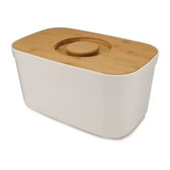 Cesta de pan y tabla de cortar Joseph Joseph, Blanco
