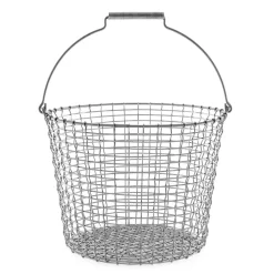Cesta metálica Korbo Bucket 24, acero resistente a los ácidos