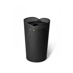 Cesto de ropa Oya 75 L, Gris oscuro