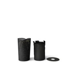 Cesto de ropa Oya 75 L, Gris oscuro