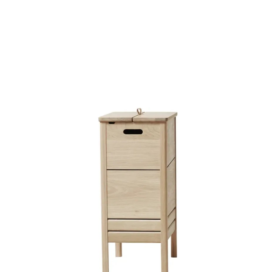 Cesto para ropa A Line, Roble blanco