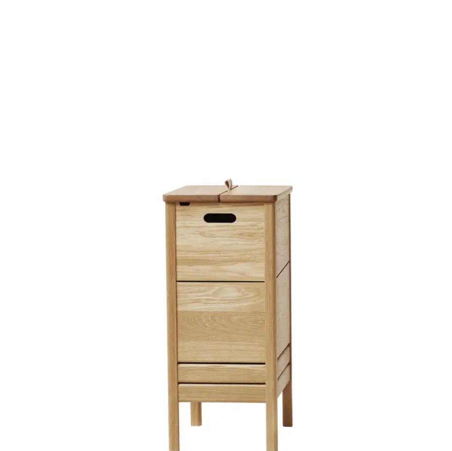 Cesto para ropa A Line, Roble