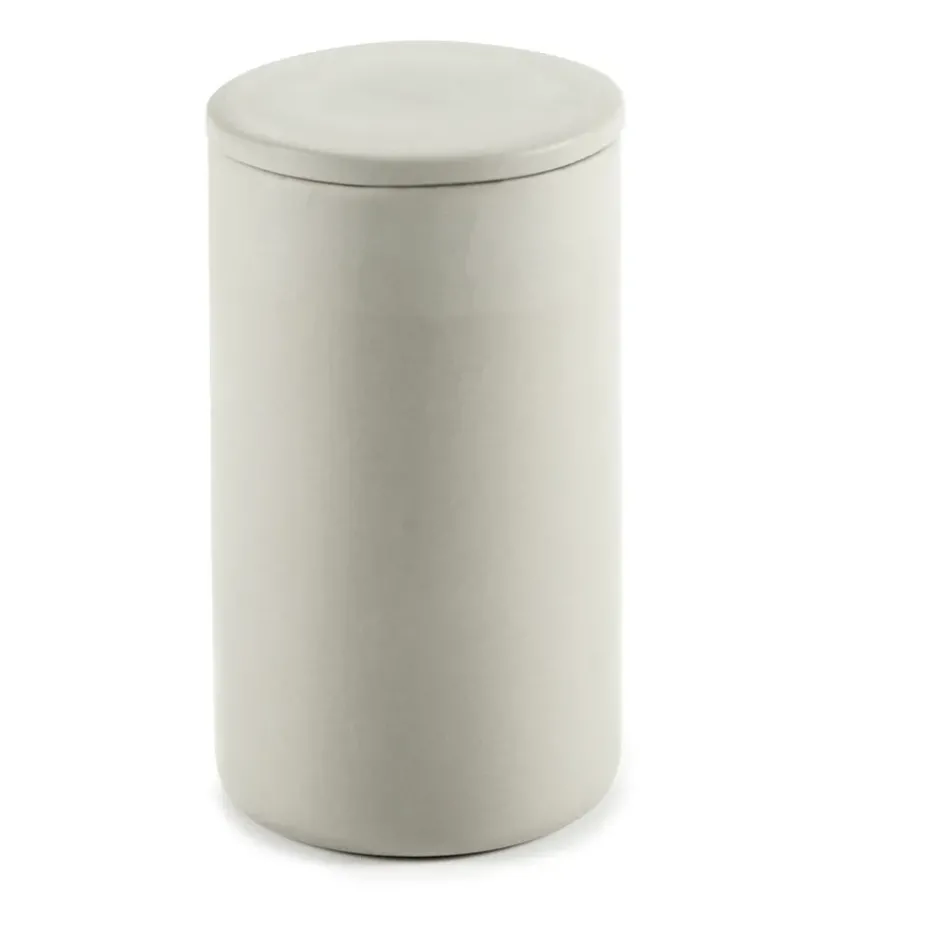 cilíndrico con tapa Cose alto Ø7 cm, Beige