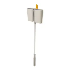 Cleantech escoba de mango largo ajustable con almacenamiento, Stone