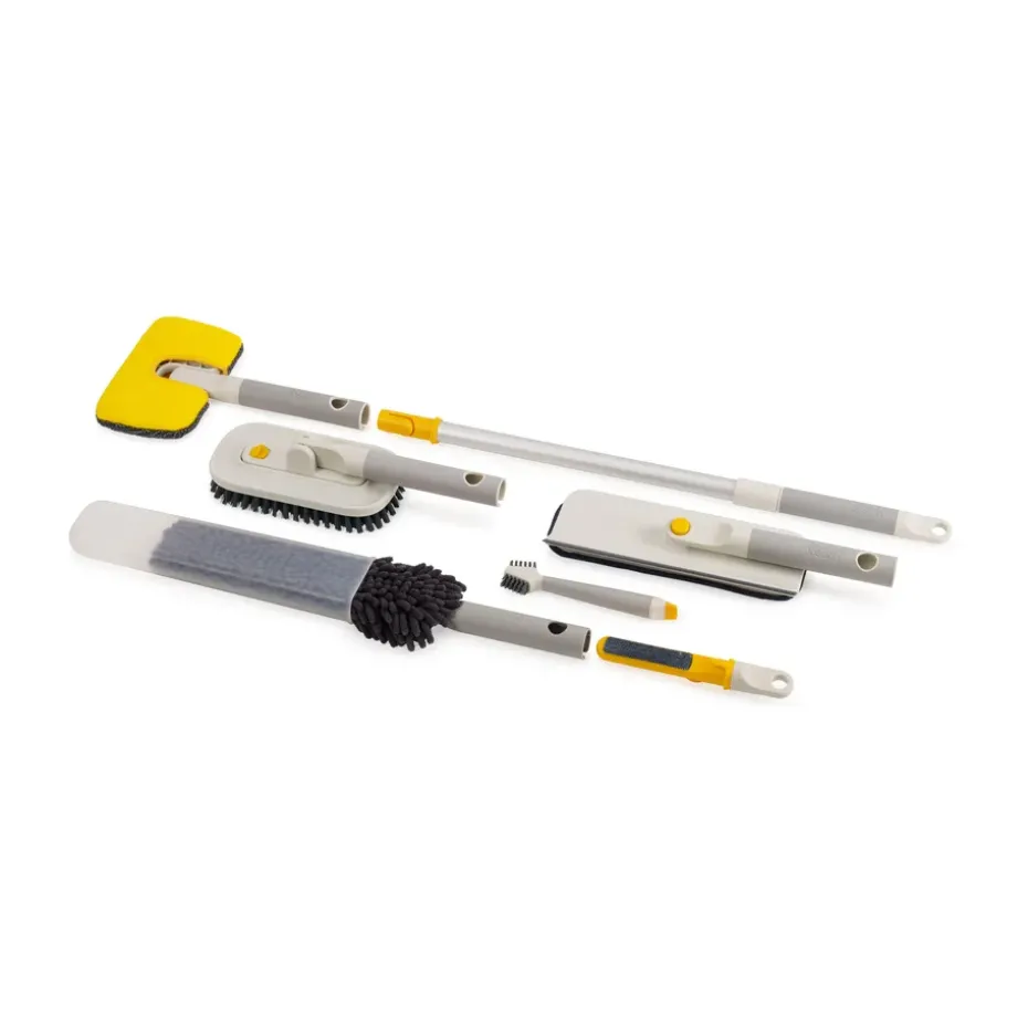 Cleantech Juego de limpieza de 6 piezas, Light Stone
