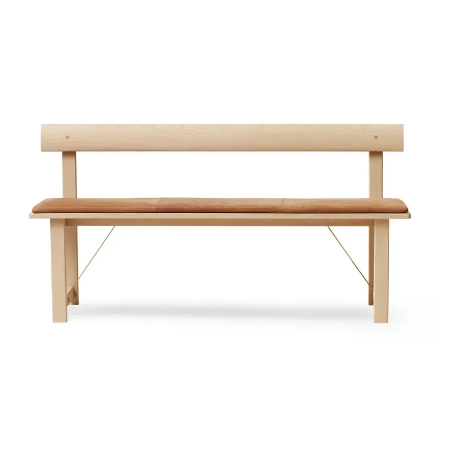 Cojín asiento Position 155 cm, Cuero natural