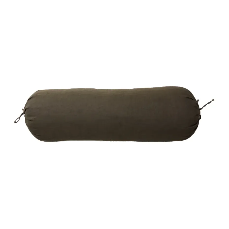 Cojín cilíndrico Livia 20x60 cm, Taupe