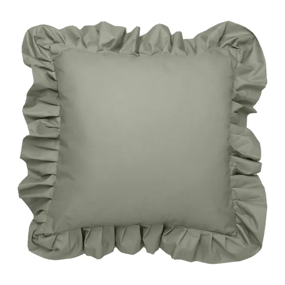 Cojín con volantes Garden Glory Outdoor 45x45 cm, Green