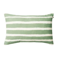 Cojín de exterior Block Stripe 40x60 cm, Sage-off white