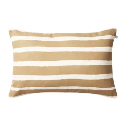 Cojín de exterior Block Stripe 40x60 cm, Beige-off white
