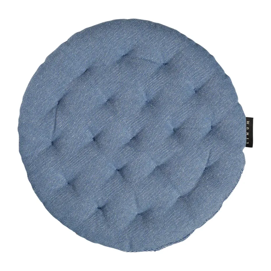 Cojín de silla Pepper Ø37 cm, Azul mar profundo