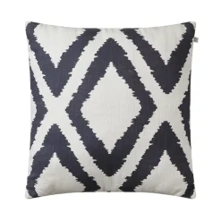 Cojín Diamond, Blue/off white