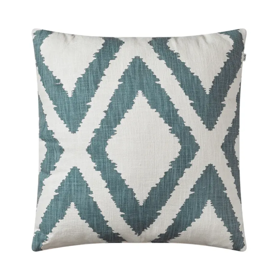 Cojín Diamond, Heaven blue/offwhite