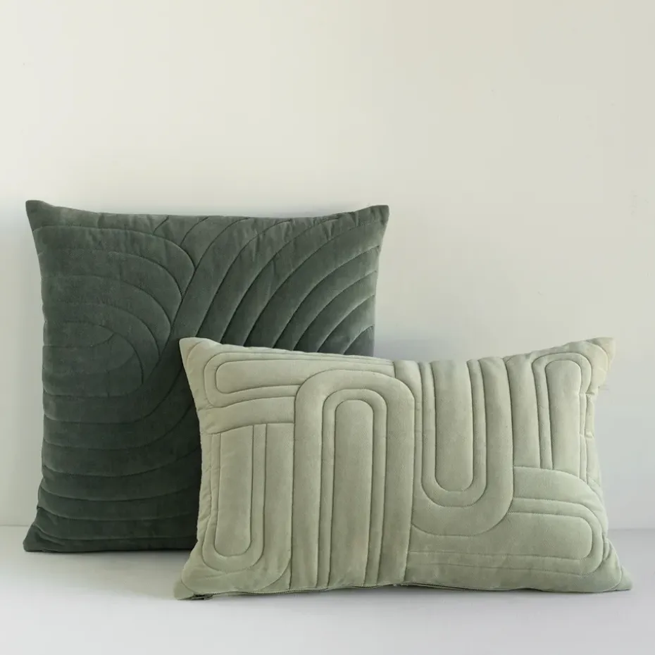 Cojín Kiruto 50x50 cm, Verde