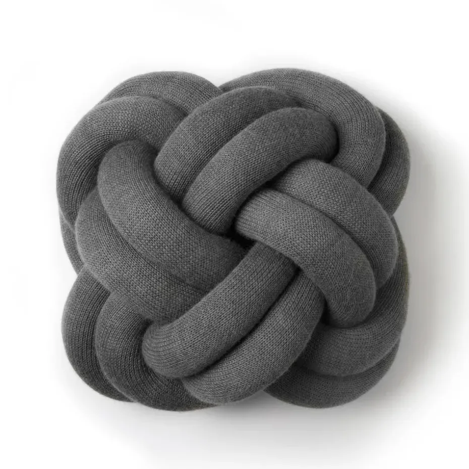 Cojín Knot, gris
