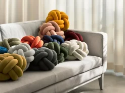 Cojín Knot, gris