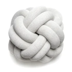 Cojín Knot, gris claro