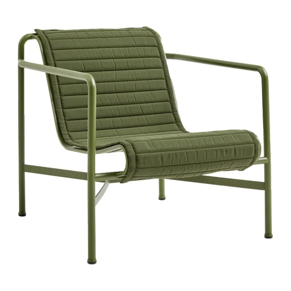 Cojín para Butaca Lounge Palissade High Quilted, Olive, para sillón lounge alto