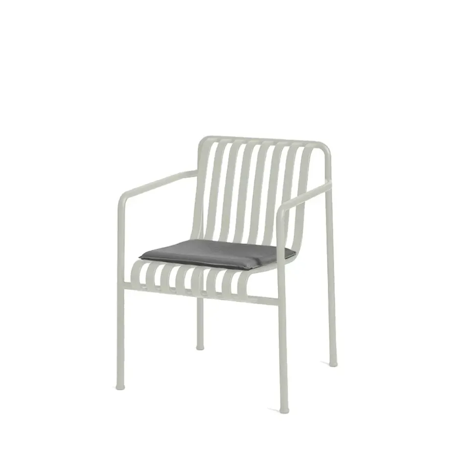 Cojín para silla de comedor con reposabrazos Palissade, Anthracite