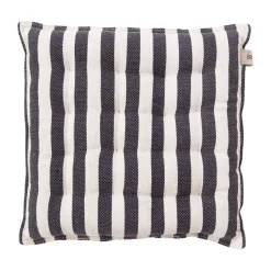 Cojín para silla Ernst 40x40 cm, Blanco natural-gris oscuro
