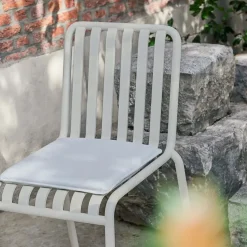 Cojín para silla y silla con reposabrazos Palissade, Sky grey