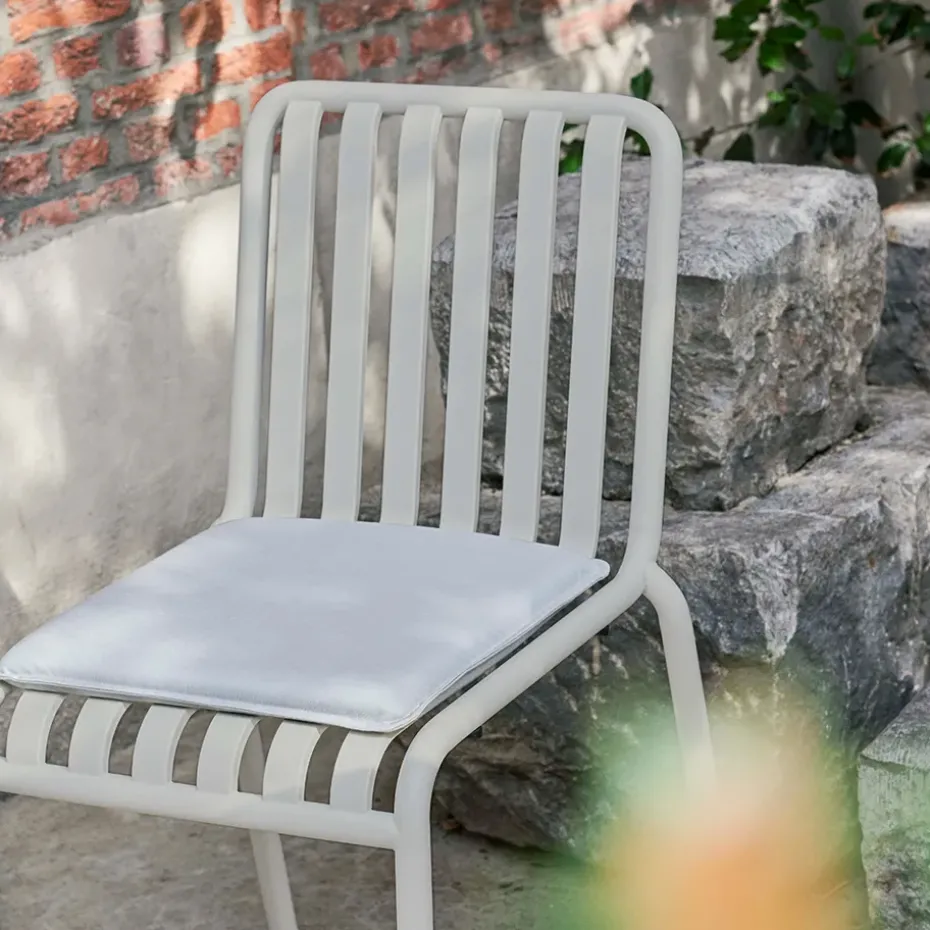 Cojín para silla y silla con reposabrazos Palissade, Sky grey