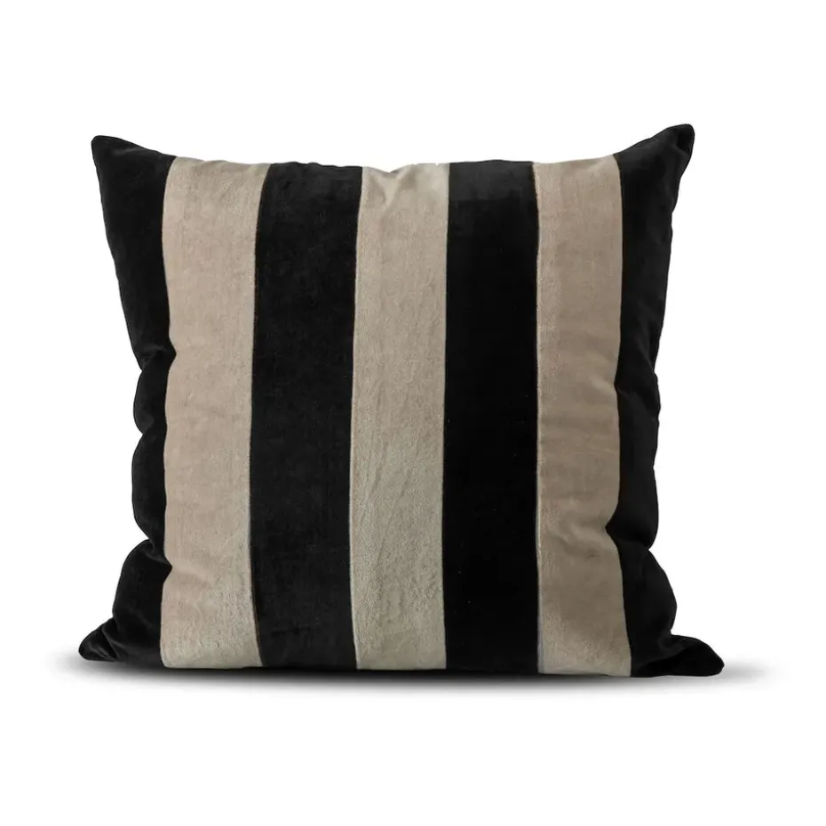 Cojín Pathi M 45x45 cm, negro-beige