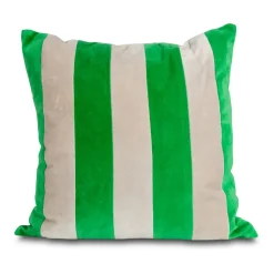 Cojín Pathi M 45x45 cm, verde-beige