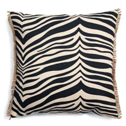 Cojín Zebra 50x50 cm, negro