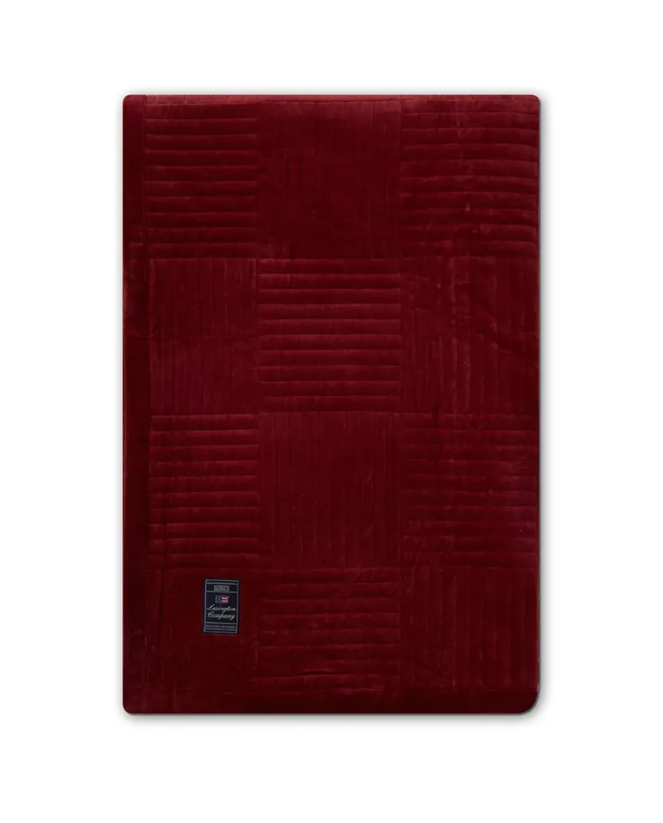 Colcha Cotton Velvet Star 160x240 cm, Rojo