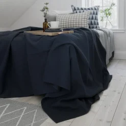 Colcha de cama Kimono 260x260 cm, grandem blue (azul)
