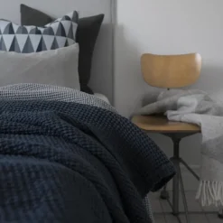 Colcha de cama Moss 260x260 cm, grandem blue (azul)